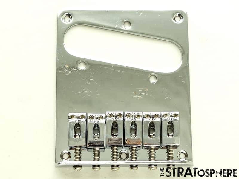 USED Fender Squier Telecaster Tele Chrome BRIDGE Guitar image 1