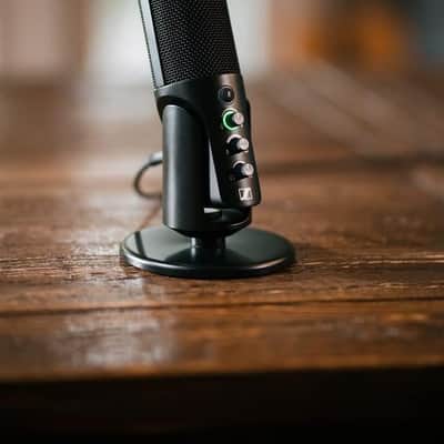 SENNHEISER Professional Profile - USB Cardioid Condenser Microphone & Table Stand, 1.2 m USB-C Cable - Mute Button, Built-in Headphone Jack, Gain, Mix & Volume Control, for PC & Mac,Black image 5