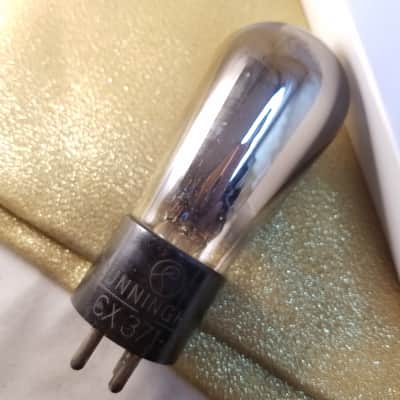 RCA Tight Matched Pair (2) Type 71A Antique tNOS AT1000 TESTED Vacuum Tubes Engraved Globe Power Amplifier CX371 1926-1930 image 1