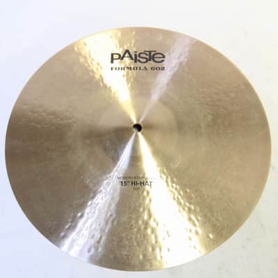 PAISTE FORMULA602 Modern Essentials Hi-Hat 15-inch 1052/1366 Paiste Hi-Hat Cymbal (06/12) image 4