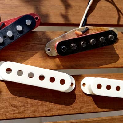 Bare Knuckle Trilogy Suite Strat YJM Bridge, Bareknuckle Brute Force Strat Neck for Fender Stratocaster image 5