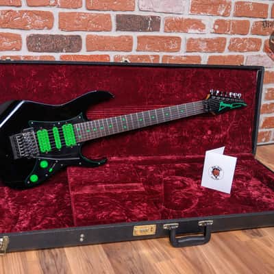 Ibanez UV7 Steve Vai Signature Black 1991 w/OHSC image 2