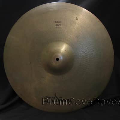 20" ZILDJIAN A series ROCK RIDE CYMBAL, 2722 grams, BLOCK LETTER ERA, PRE-SERIAL NUMBER image 1