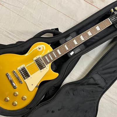 Epiphone Les Paul 50s Standard 2022 Gold Top New Unplayed w/ Epi Lite Case Auth Dealer 9lbs 6oz image 2