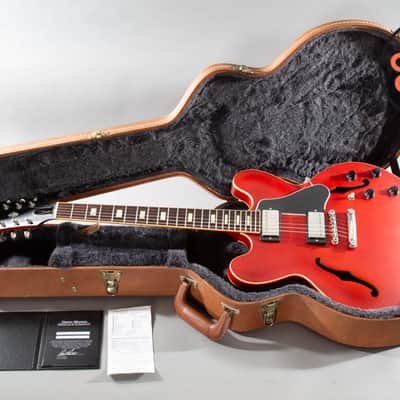 2016 Gibson Memphis ES-335 Satin Cherry w/ OHSC image 2