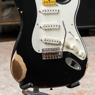 Nash S-57 Electric Guitar - Black with Hardshell Case image 3