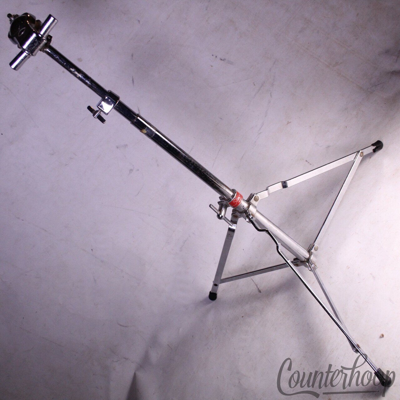 Slingerland Double Tom Drum Mounts Stand Holder Chrome Set-O-Matic Vintage70s#73 — main photograph