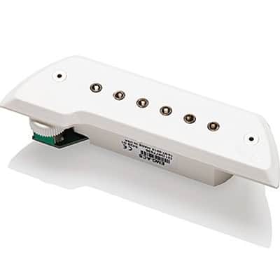 EMG ACS-W Active Soundhole Pickup System (White)  New with Warranty image 2