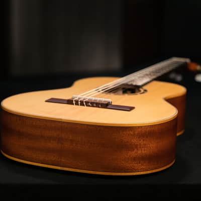 Ortega R121-3/4 Family Series Spruce Top Mahogany Neck 3/4 Size Nylon 6-String Classical Acoustic Guitar w/Gig Bag image 15