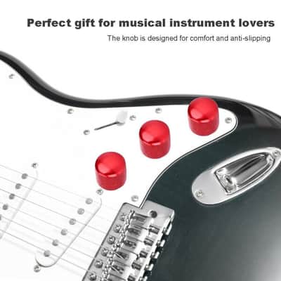 AxeTec Guitar Knobs Metal 3 Pack Electric Guitar VOL/TONE Control Knobs Audio Knobs image 8