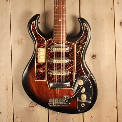 Vintage  1965 Hy-Lo Model 2103  Hoshino Gakki  like a Burns Bison Rare image 2