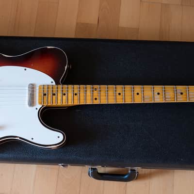Custom Shop Fender 59 Telecaster, Custom Relic MN Wide-Fade Chocolate 3-Color, Sunburst 2022 - sunburst image 19