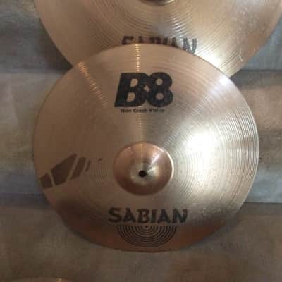 Sabian B8 cymbal set: ride crash & hi hats all clean! image 3