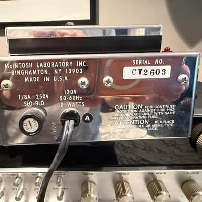 McIntosh MQ107 Environmental Equalizer with capacitor kit- chrome image 4