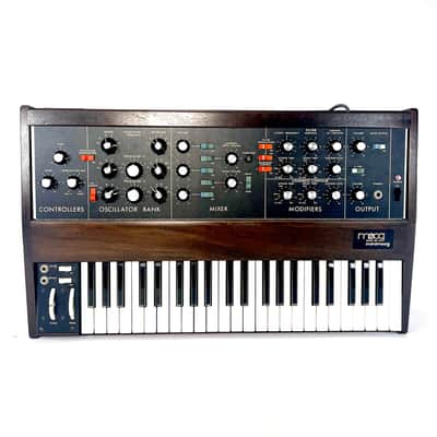 Moog Minimoog Model D 44-Key Monophonic Synthesizer 1971 - 1982 - Black / Wood image 3