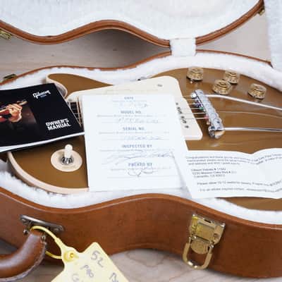 Gibson Les Paul '52 Tribute 2013 All Gold w/ OHSC image 3