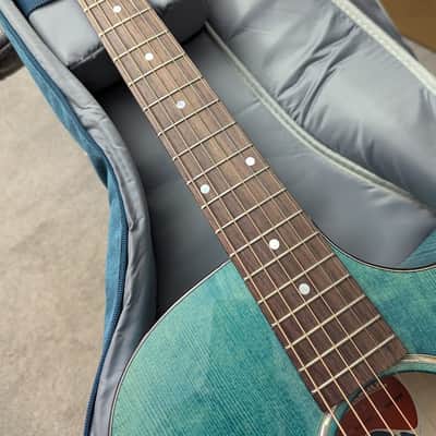 Eastman Eastman PCH3-GACE-FB Acoustic/Elec. w/padded bag, setup, & shipping image 4