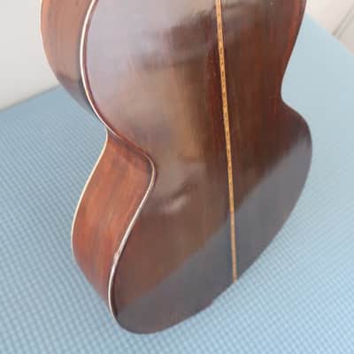 Antique 1890s Unknown Classical Baroque Parlor Guitar Exquisite Inlays Wood Rosewood Mahogany Martin Regal Washburn Possibly Made By Aubry-Maire or Jérôme Thibouville-Lamy (J.T.L.) Mirecourt, France image 16