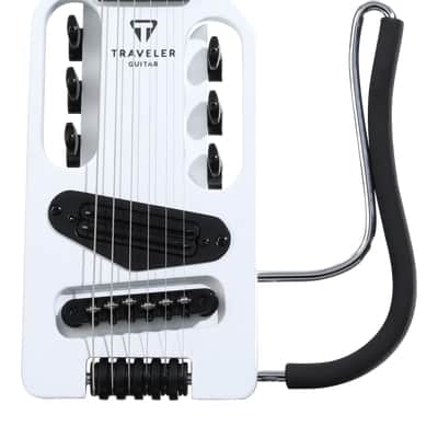 Traveler Guitar Ultra-Light Electric Travel-size Guitar - Satin White image 2