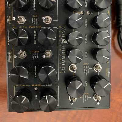 DSM & Humboldt Electronics Simplifier Deluxe Zero-Watt Stereo Guitar Preamp / CabSim / DI 2021 - Black image 4