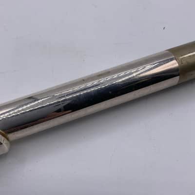 Unmarked Student Flute Silver Plated Closed Hole Flute With Hard Case image 9