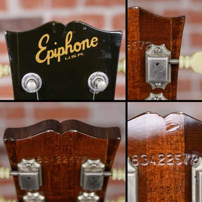 Epiphone USA Spirit Figured Maple Top Sunburst 1982 w/OHSC image 13