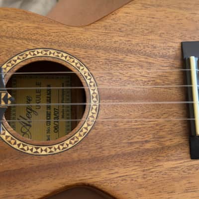 2007 Alegre Concert Ukulele | Acacia, Ebony & Mother-of-Pearl/Abalone | Purchased in Cebu image 3