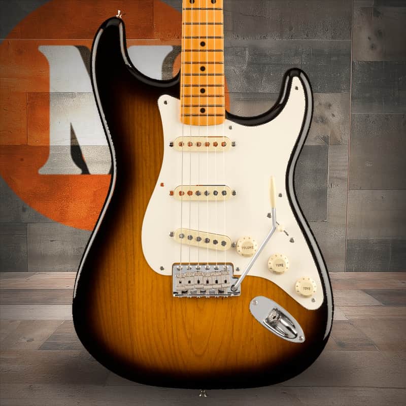 Fender American Vintage II 1957 Stratocaster Maple Fingerboard - 2-Color Sunburst image 1