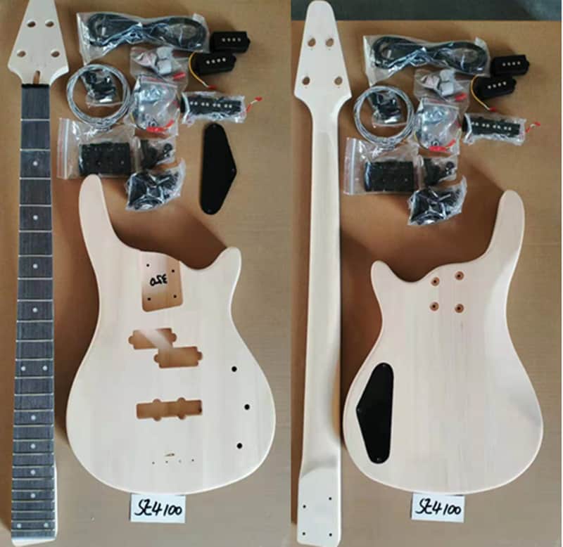 Haze 4/4 size 4 string electric bass gutiar diy kit Hse4-19100 image 1
