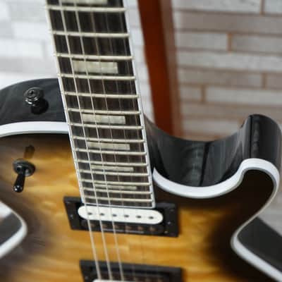 Dean Dean Thoroughbred Select Floyd Quilted Maple - Natural Black Burst image 9