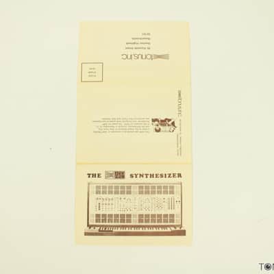 What Is An ARP Synthesizer? Postcard Promo Mailer arp 2500 VINTAGE SYNTH DEALER