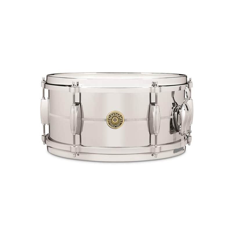 Gretsch G4168 USA Custom Chrome Over Brass 6x13" 6-Lug Snare Drum image 1