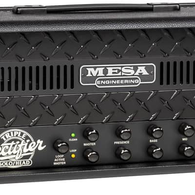 Mesa/Boogie '90s Triple Rectifier 150-watt Amplifier Head - Black Diamond Faceplate image 1