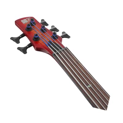 Used Ibanez SRD905FBTL SR Bass Workshop 5-String Fretless Brown Topaz Burst image 4