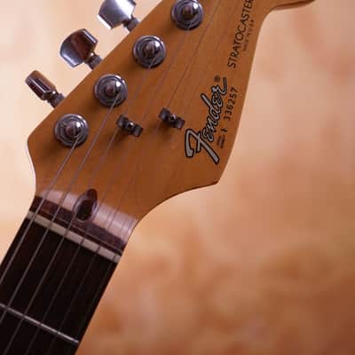 1983 Fender 2-Knob Stratocaster Electric Guitar in Ivory, with Hard Case, Used image 5
