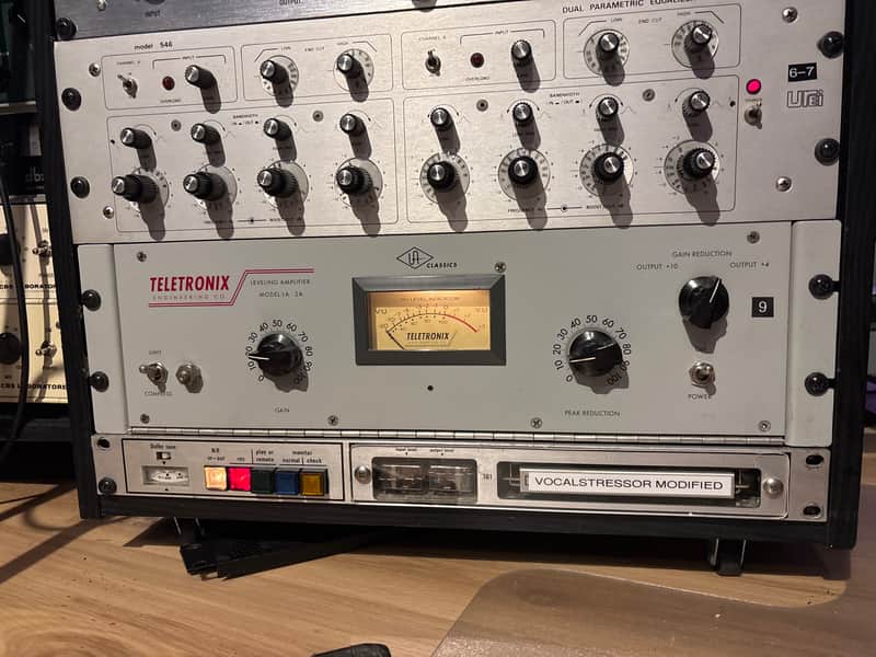 Modified & Upgraded Universal Audio LA-2A Leveling Amplifier / Optical Compressor - Early Serial! image 1