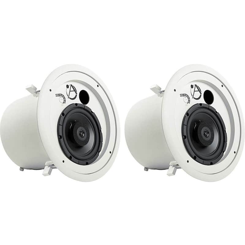 Atlas Sound FAP82T 8" Coaxial In-Ceiling Speaker with 60-Watt 70/100V Transformer and Ported Enclosure (Single Speaker - Boxed and Sold as Pairs) image 1