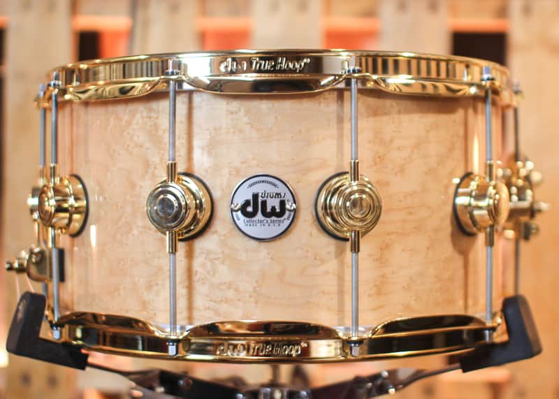 DW 7x14 Collector's Maple VLT Birdseye Maple Snare Drum - SO#1303301 image 1
