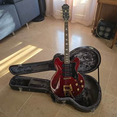 Epiphone Custom Shop Riviera Custom P93 - Wine Red (2011) - Upgraded & Hardcase image 1
