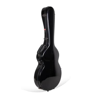 Crossrock 335 Style Electric Guitar Hard Case, Semi-acoustic & Hollow body Case - Black image 3