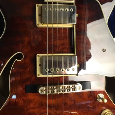Ibanez Exceptional Ibanez Artcore AG95 DBS 12 01 Abalone Quilted