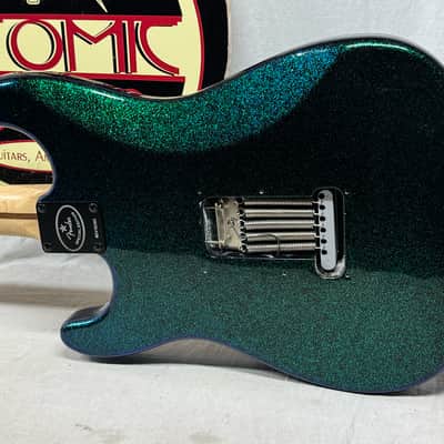 Fender Special Edition FSR Flip Flop Standard Stratocaster Guitar - upgraded! 2004 - Green-Blue image 11