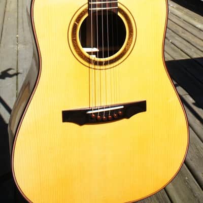 Darren Hippner #17 Ltd Dreadnought/ Bluegrass-Adirondack Spruce top/ Tasmania Jarrah image 3