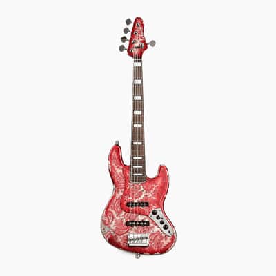 Dhatarattha DEB5 Jazz Bass 5 string - PAISLEY RELIC image 1