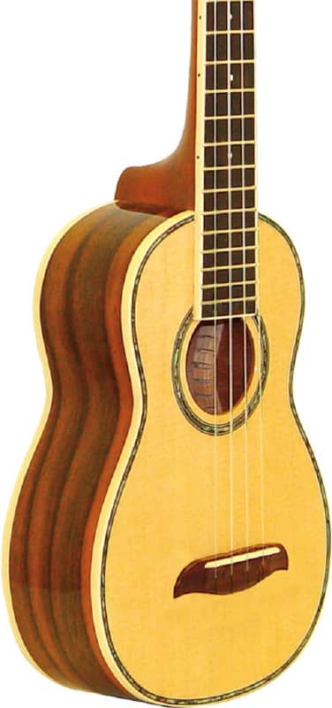 Oscar Schmidt OU3-R Concert Ukulele. Natural Spruce image 1