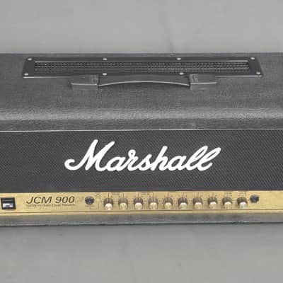 Marshall JCM 900 Model 4100 Hi Gain Dual Reverb 2-Channel 100-Watt Guitar Amp Head Black 1996 image 3