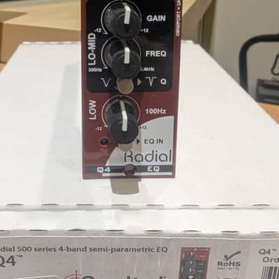 Radial Q4 500 Series 4-Band EQ 2010s - Brown image 1