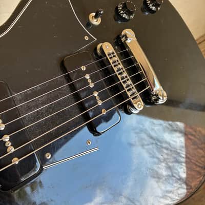 Gibson Les Paul Jr Junior special DC double Cut Cutaway  2000 - Ebony black  vintage electric guitar image 9