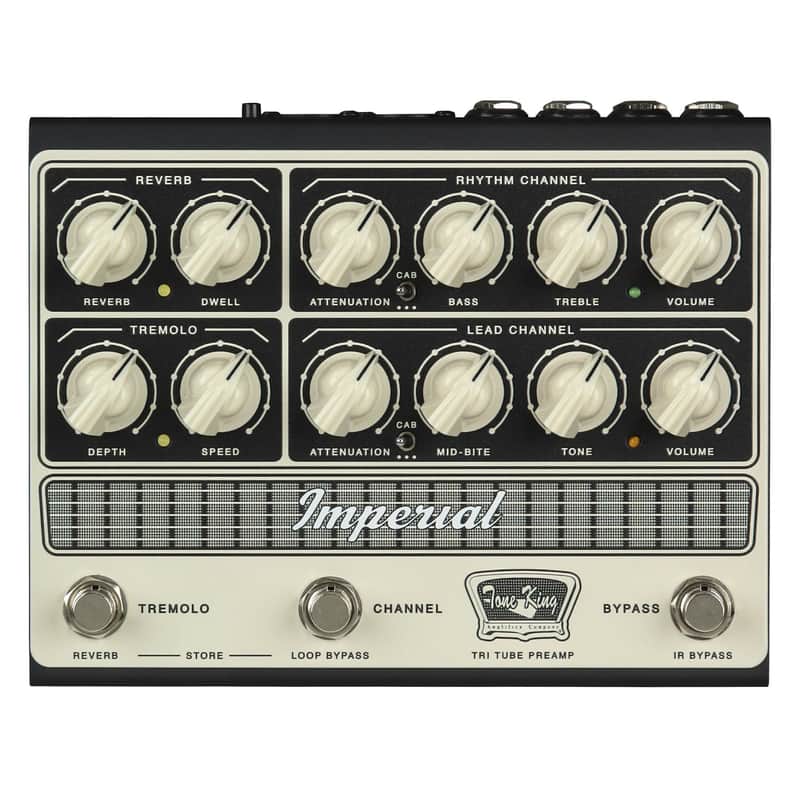 Tone King Imperial Tube Preamp Pedal with IR and MIDI image 1