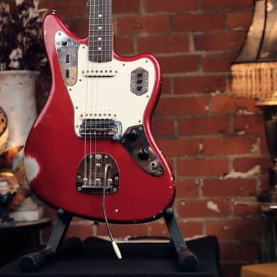 1964 Fender Jaguar - Candy Apple Red with Matching Headstock! image 4